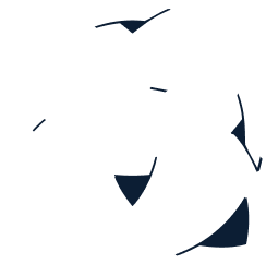 Intricate white Celtic knot design on a black background, symbolizing interconnectedness and eternity.